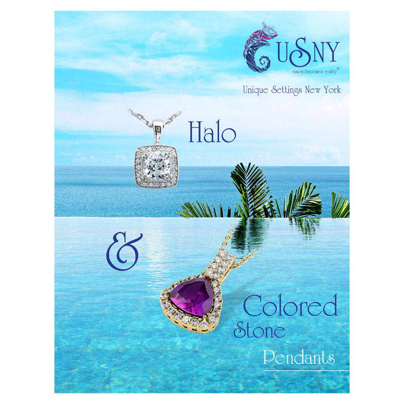 Halo & Colored Stones